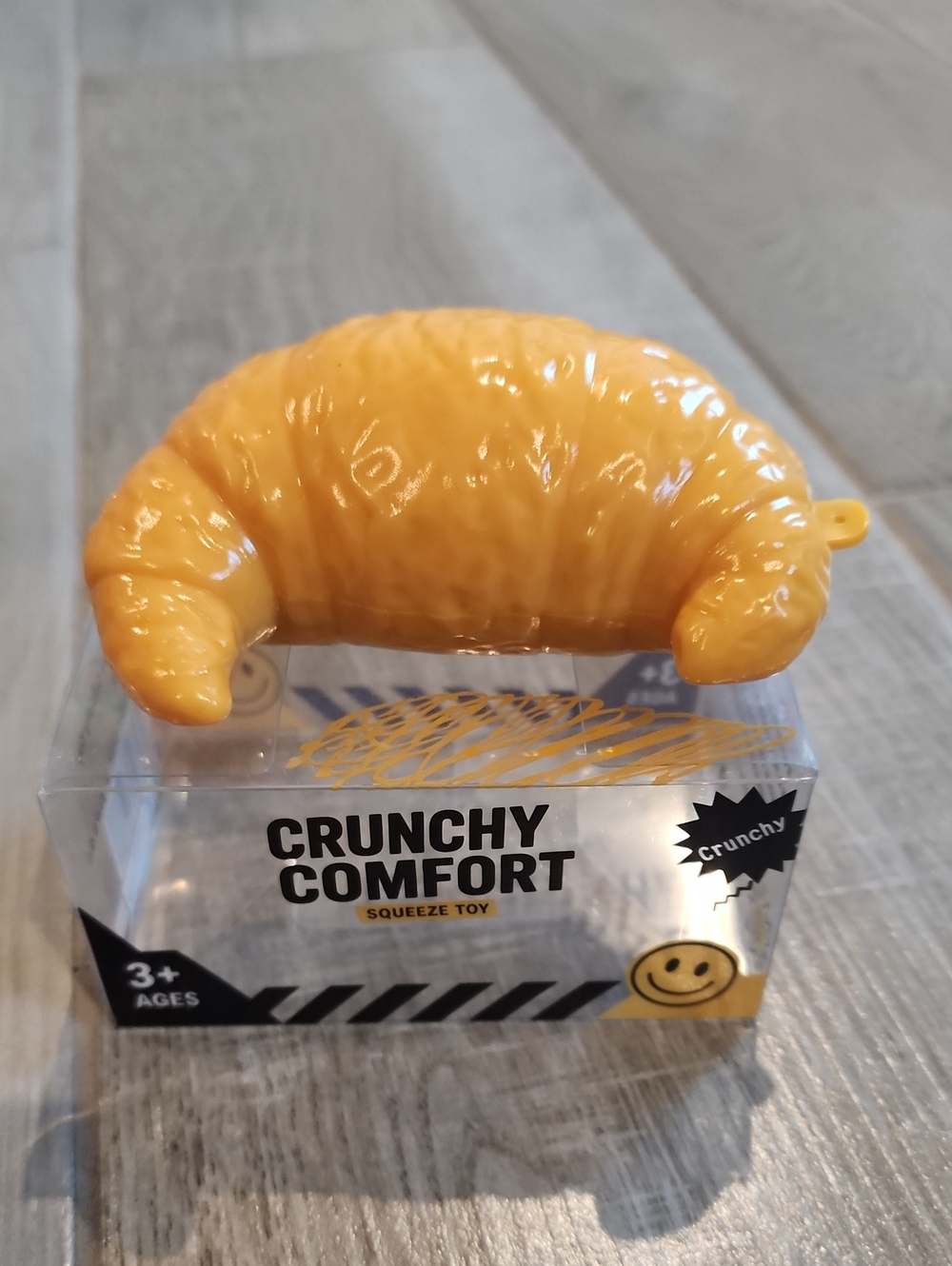 NWT Crunchy Comfort Crescent Roll Squish Toy